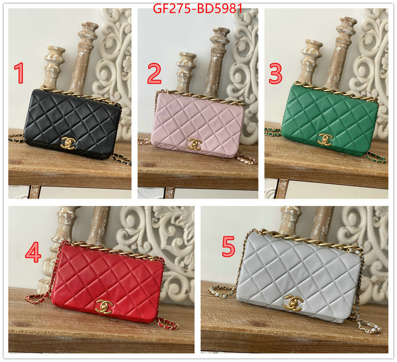 Chanel Bags(TOP)-Diagonal-,ID: BD5981,$: 275USD