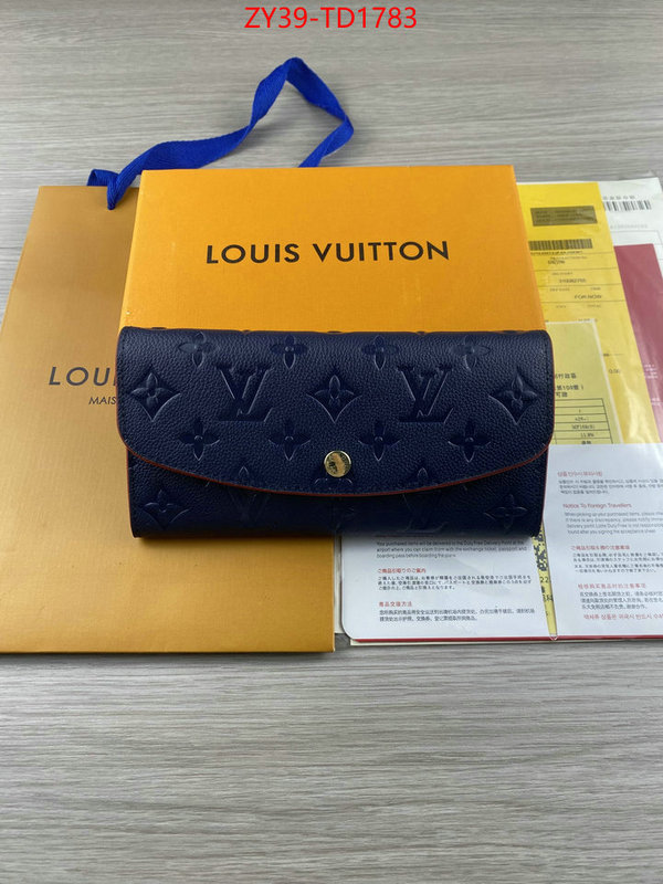 LV Bags(4A)-Wallet,ID: TD1783,$: 39USD