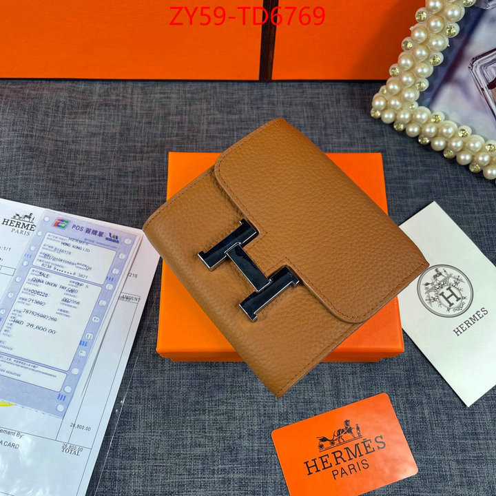 Hermes Bags(4A)-Wallet-,replica 1:1 ,ID: TD6769,$: 59USD