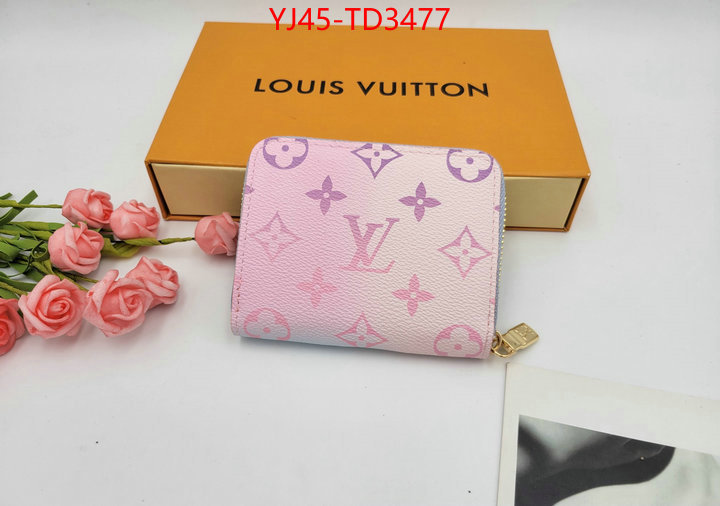 LV Bags(4A)-Wallet,ID: TD3477,$: 45USD