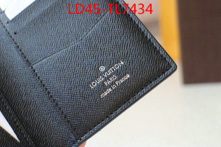 LV Bags(TOP)-Wallet,ID: TL7434,$: 45USD