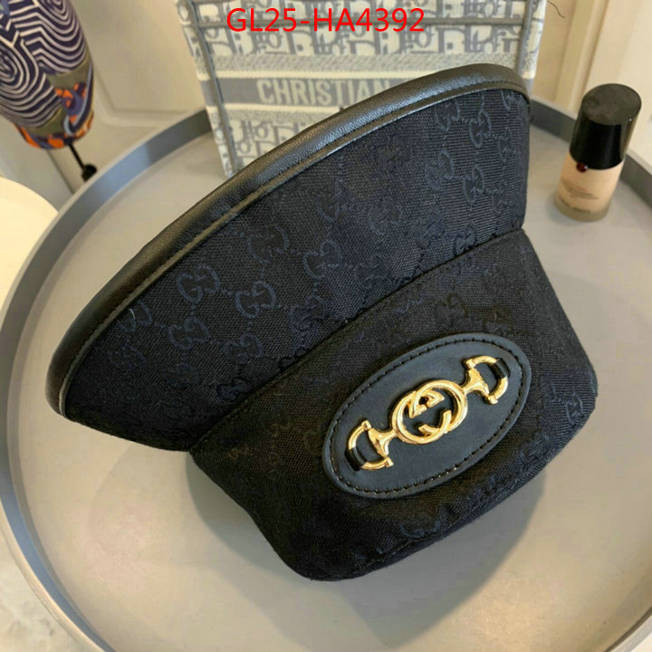 Cap (Hat)-Gucci,same as original , ID: HA4392,$: 25USD