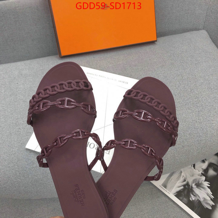 Women Shoes-Hermes,cheap high quality replica , ID: SD1713,$: 59USD