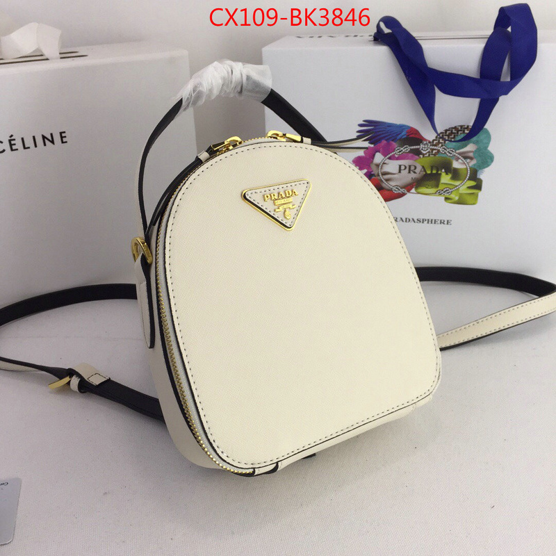 Prada Bags(4A)-Backpack-,replicas ,ID: BK3846,$:109USD