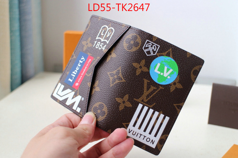 LV Bags(TOP)-Wallet,ID: TK2647,$:55USD