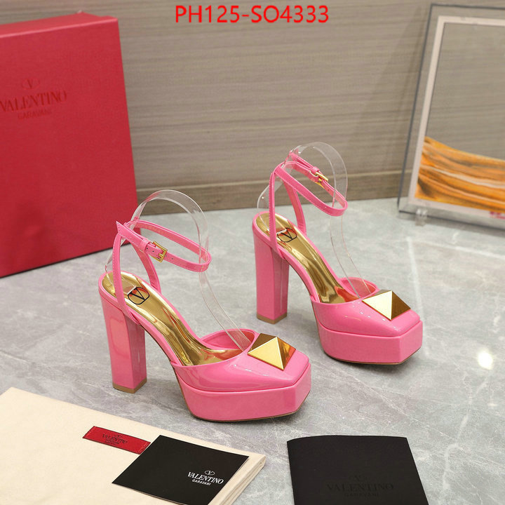 Women Shoes-Valentino,what's the best to buy replica , ID: SO4333,$: 125USD