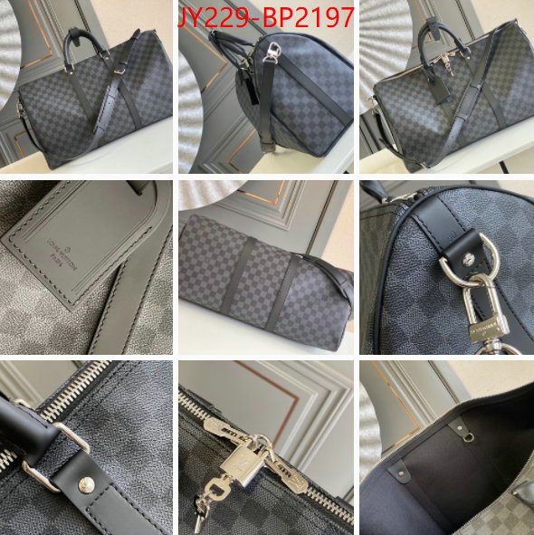 LV Bags(TOP)-Keepall BandouliRe 45-50-,ID: BP2197,