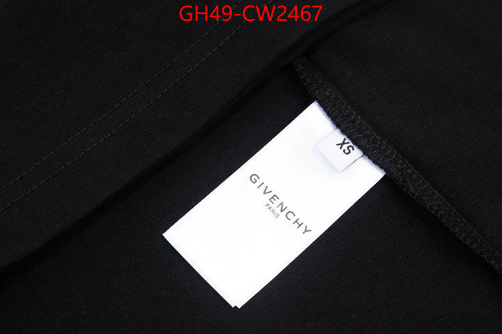 Clothing-Givenchy,buy best quality replica ,ID: CW2467,$: 49USD