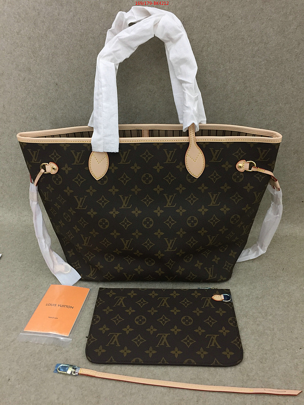 LV Bags(TOP)-Neverfull-,ID: BK4212,