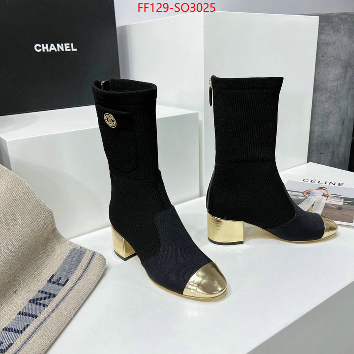 Women Shoes-Chanel,replica sale online , ID: SO3025,$: 129USD