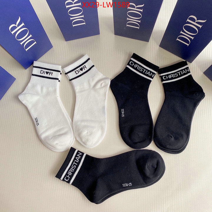 Sock-Dior,shop the best high quality , ID: LW1589,$: 29USD