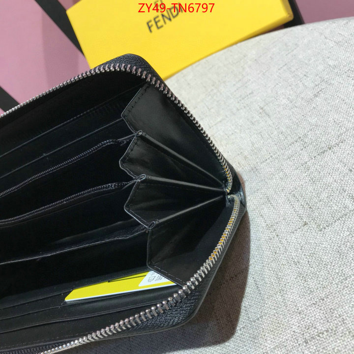 Fendi Bags(4A)-Wallet-,highest quality replica ,ID: TN6797,$: 49USD
