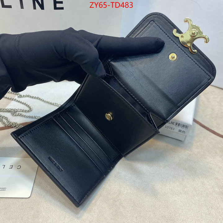 CELINE Bags(4A)-Wallet,luxury cheap ,ID: TD483,$: 65USD