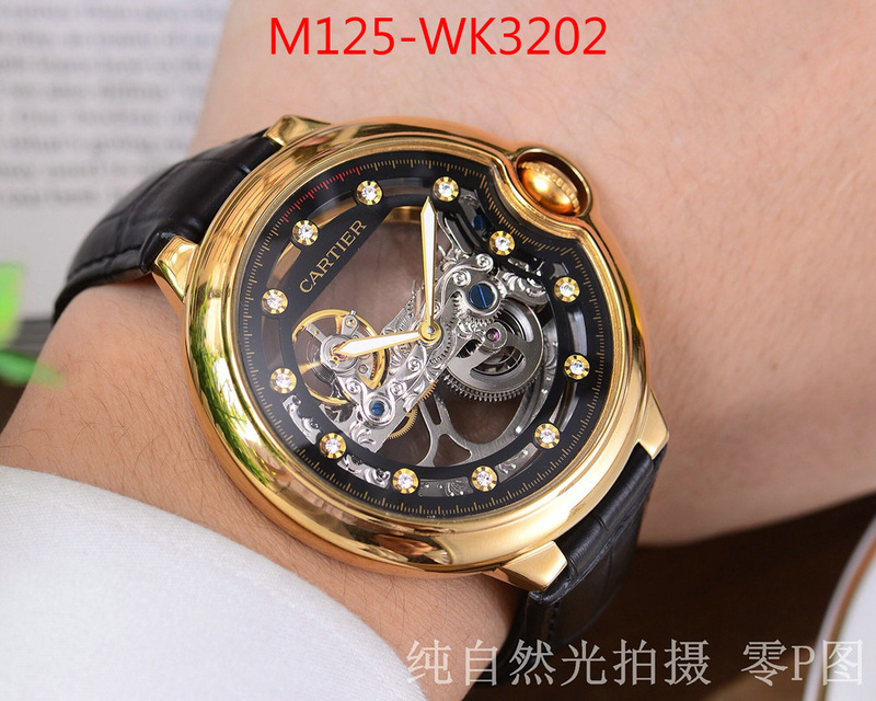 Watch(4A)-Cartier,1:1 clone , ID: WK3202,$:125USD