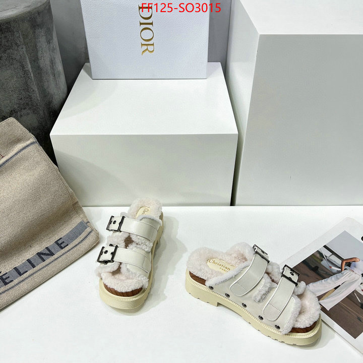 Women Shoes-Dior,practical and versatile replica designer , ID: SO3015,$: 125USD