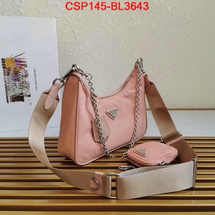 Prada Bags(TOP)-Re-Edition 2005,ID: BL3643,$: 145USD