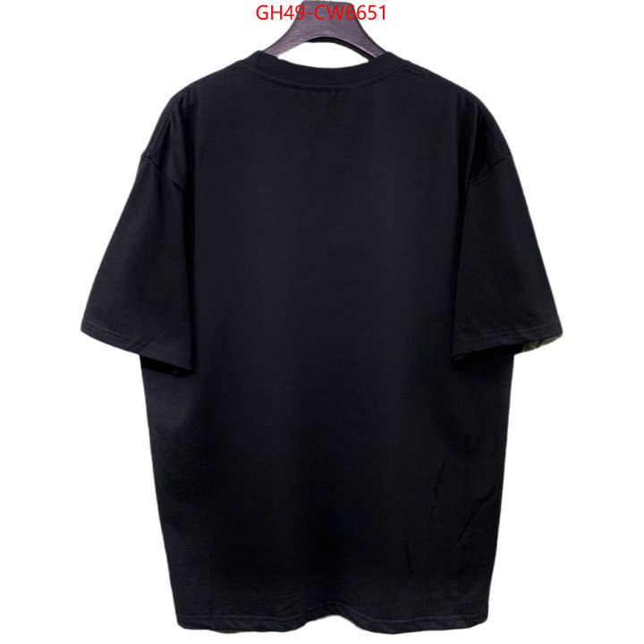 Clothing-Gucci,quality replica , ID: CW6651,$: 49USD