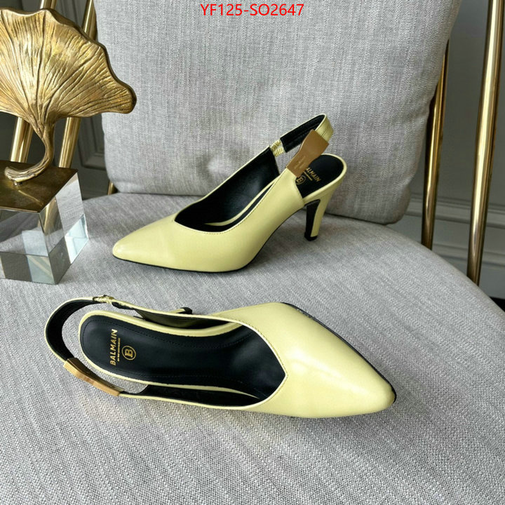 Women Shoes-Balmain,copy aaaaa , ID: SO2647,$: 125USD