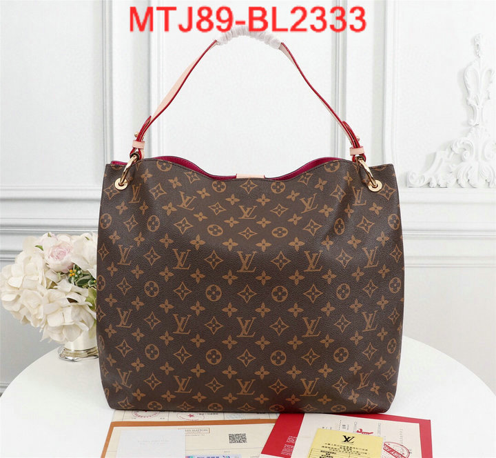 LV Bags(4A)-Handbag Collection-,ID：BL2333,$:89USD