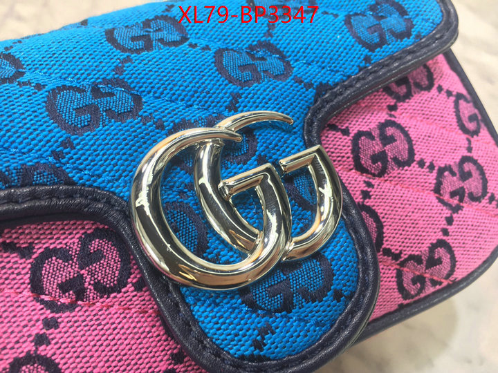 Gucci Bags(4A)-Marmont,2023 replica wholesale cheap sales online ,ID: BP3347,$: 79USD