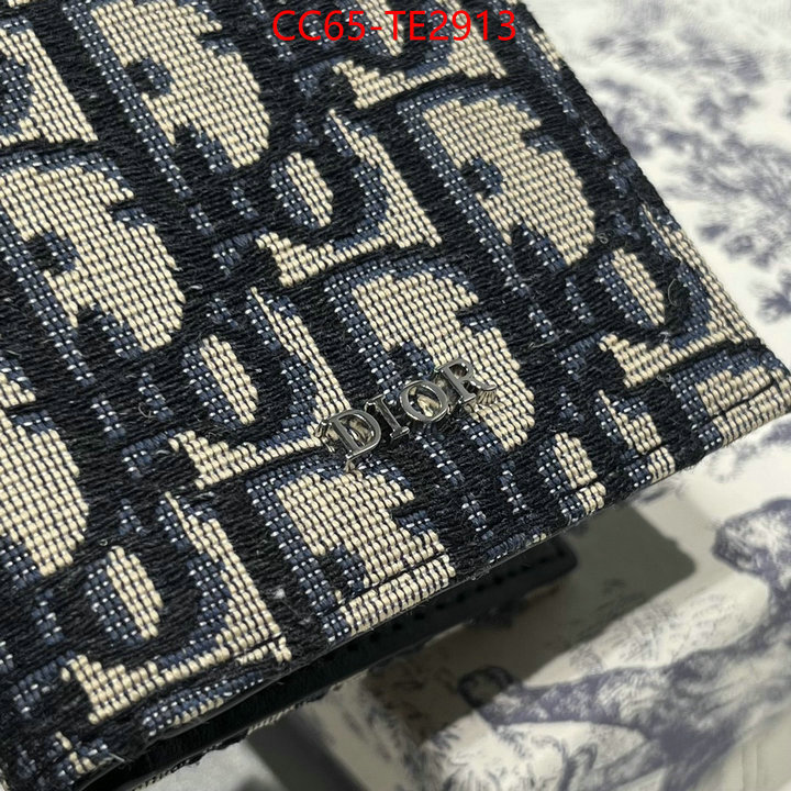 Dior Bags(TOP)-Wallet-,ID: TE2913,$: 65USD