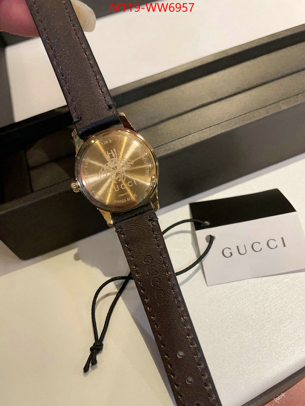 Watch(4A)-Gucci,the best , ID: WW6957,$: 119USD