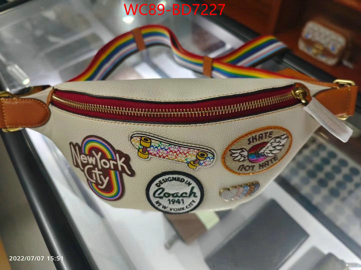 Coach Bags(4A)-Diagonal,top quality replica ,ID: BD7227,$: 89USD