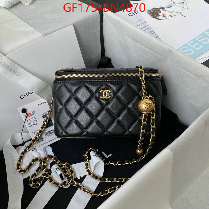 Chanel Bags(TOP)-Vanity,ID: BN4870,$: 175USD