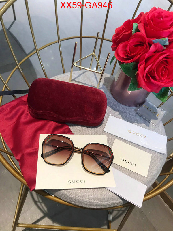 Glasses-Gucci,high quality 1:1 replica , ID: GA946,$:59USD