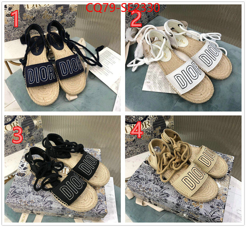 Women Shoes-Dior,top 1:1 replica , ID: SE2330,$: 79USD