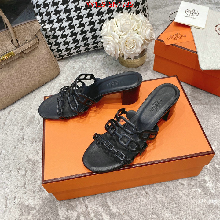 Women Shoes-Hermes,best quality replica , ID: SN1735,$: 129USD