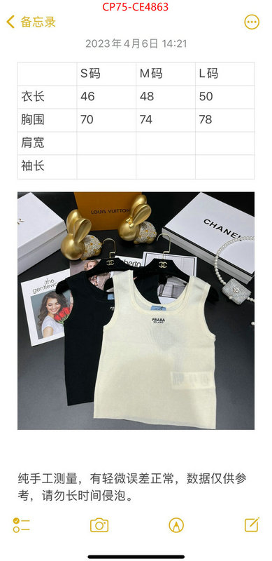 Clothing-Prada,flawless , ID: CE4863,$: 75USD