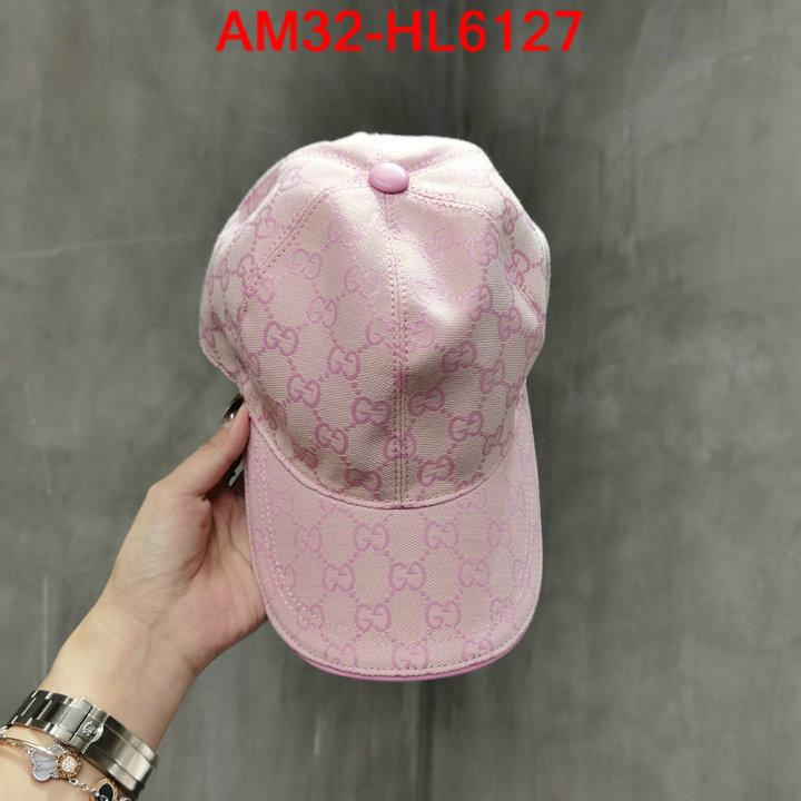 Cap (Hat)-Gucci,aaaaa quality replica , ID: HL6127,$: 32USD