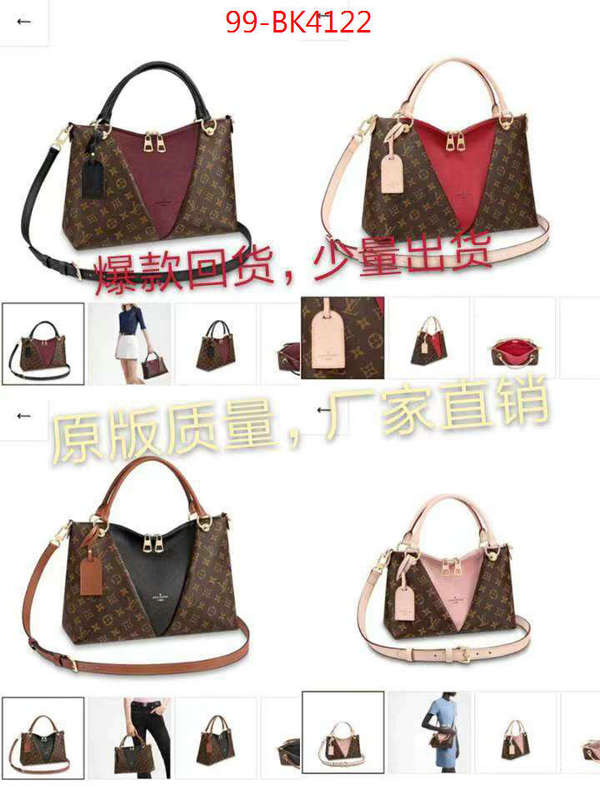 LV Bags(4A)-Handbag Collection-,ID: BK4122,$: 99USD
