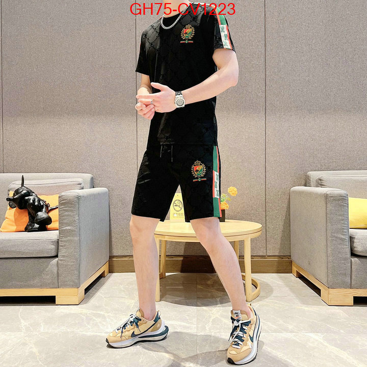 Clothing-Gucci,sale outlet online , ID: CV1223,$: 75USD