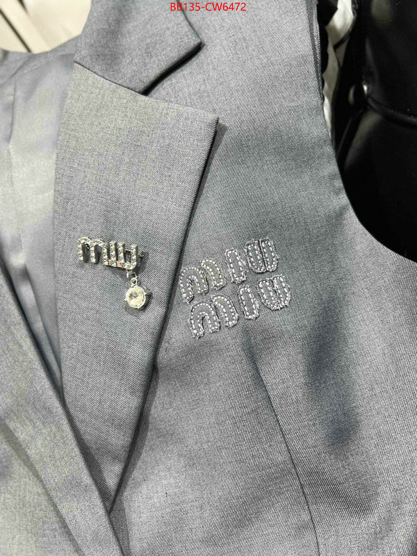 Clothing-MIU MIU,shop designer replica , ID: CW6472,$: 135USD