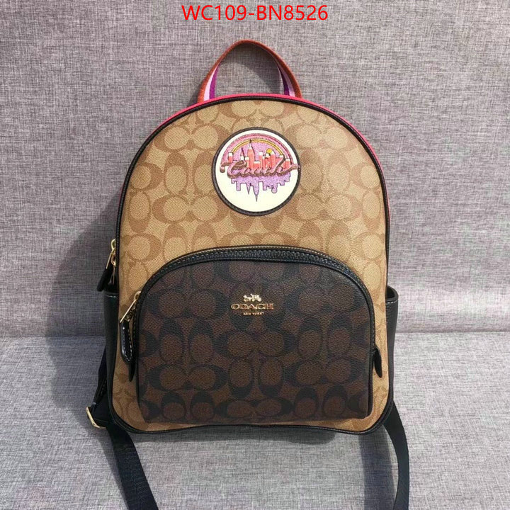 Coach Bags(4A)-Backpack-,we offer ,ID: BN8526,$: 109USD