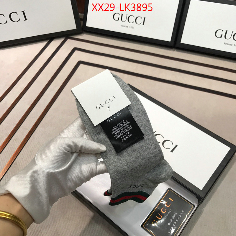 Sock-Gucci,the quality replica , ID: LK3895,$:29USD