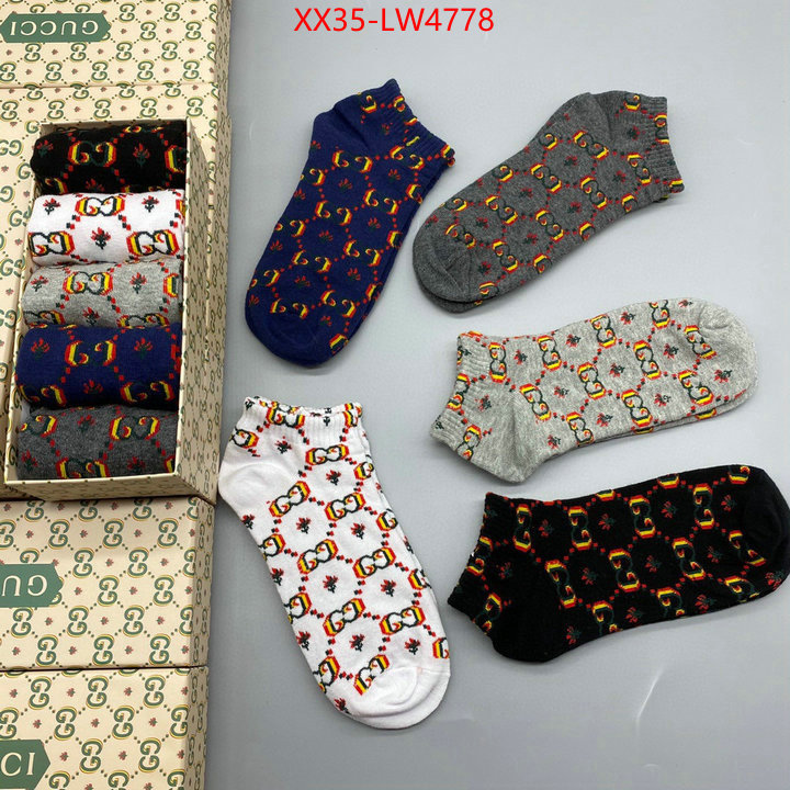 Sock-Gucci,cheap online best designer , ID: LW4778,$: 35USD