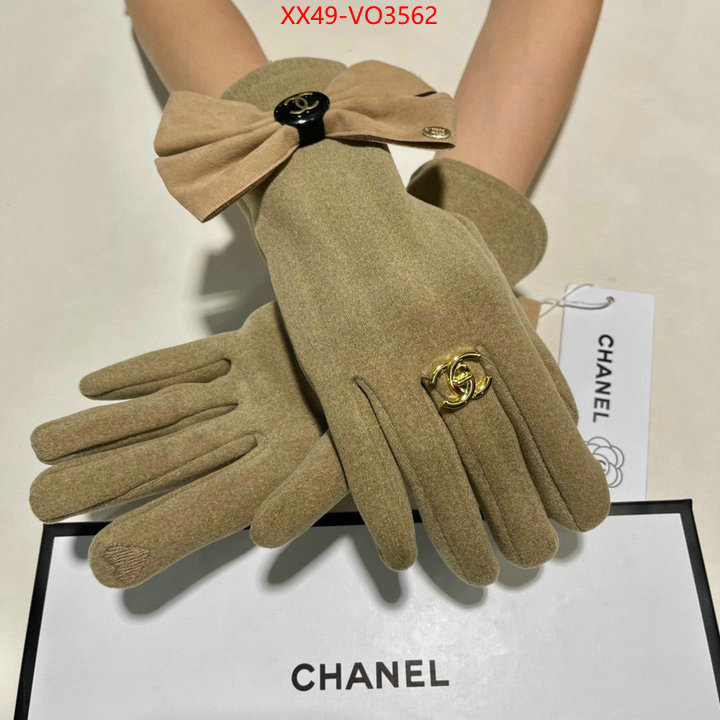 Gloves-Chanel,wholesale sale , ID: VO3562,$: 49USD