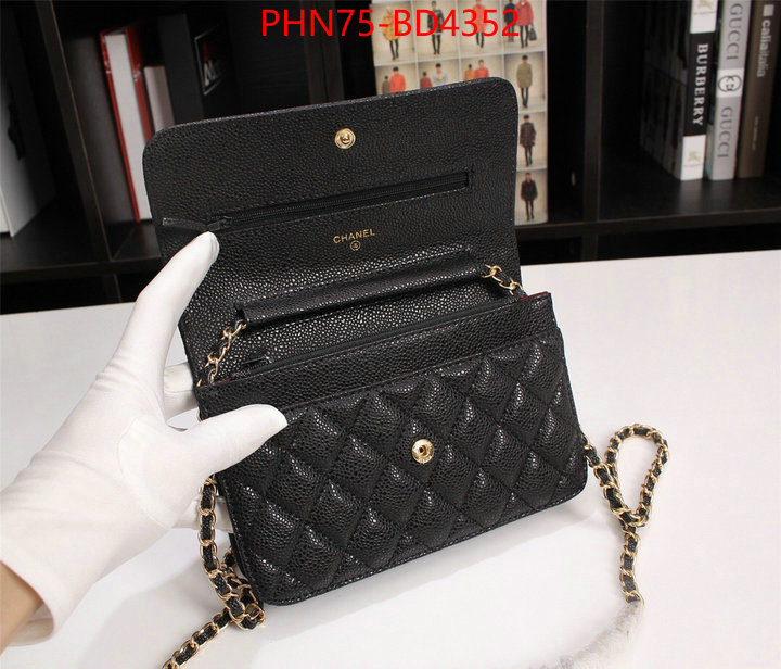 Chanel Bags(4A)-Diagonal-,ID: BD4352,$: 75USD