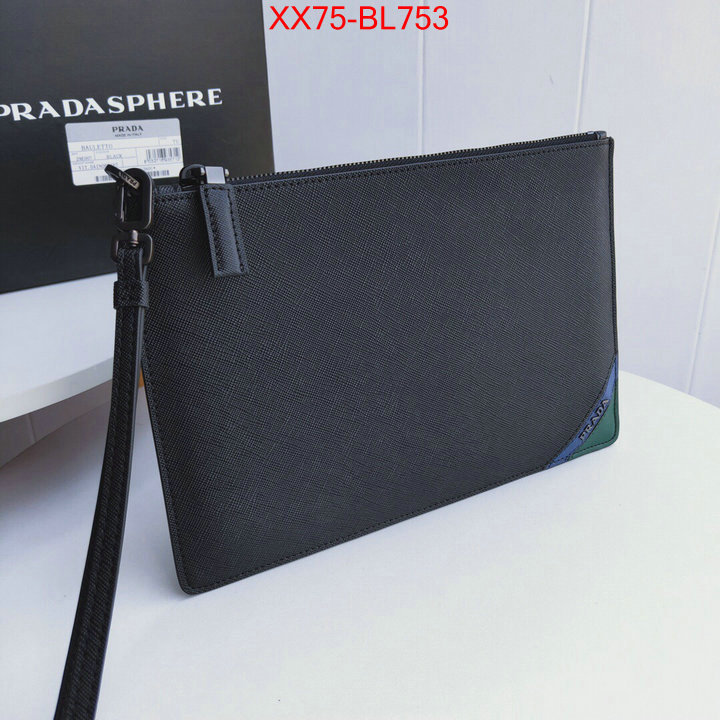 Prada Bags(TOP)-Clutch-,ID: BL753,$:75USD