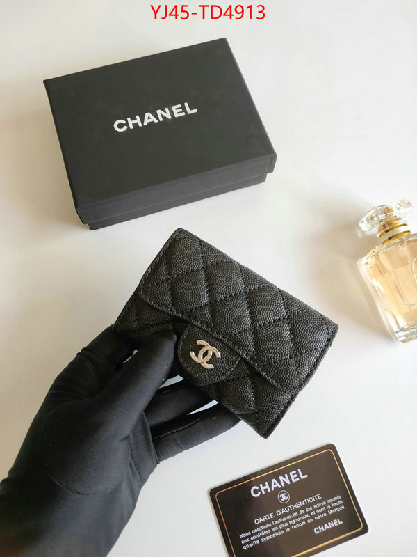 Chanel Bags(4A)-Wallet-,ID: TD4913,$: 45USD