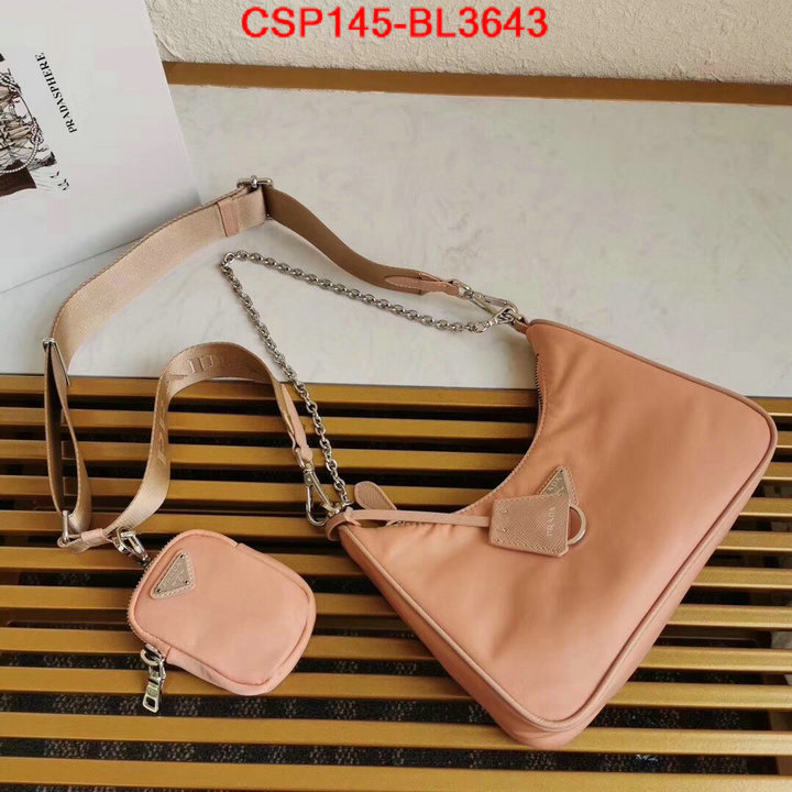 Prada Bags(TOP)-Re-Edition 2005,ID: BL3643,$: 145USD