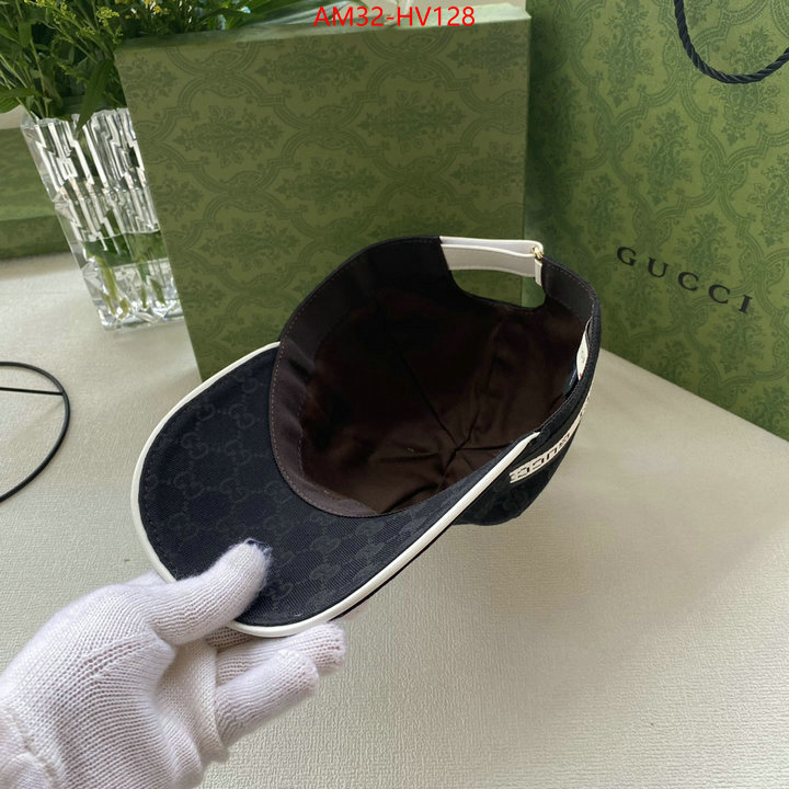 Cap (Hat)-Gucci,high quality 1:1 replica , ID: HV128,$: 32USD