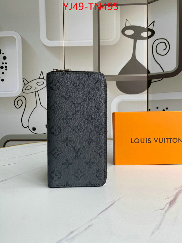 LV Bags(4A)-Wallet,ID: TN495,$: 49USD