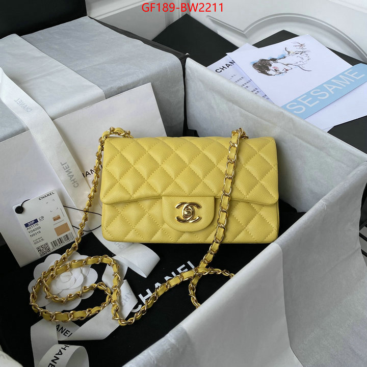 Chanel Bags(TOP)-Diagonal-,ID: BW2211,$: 189USD