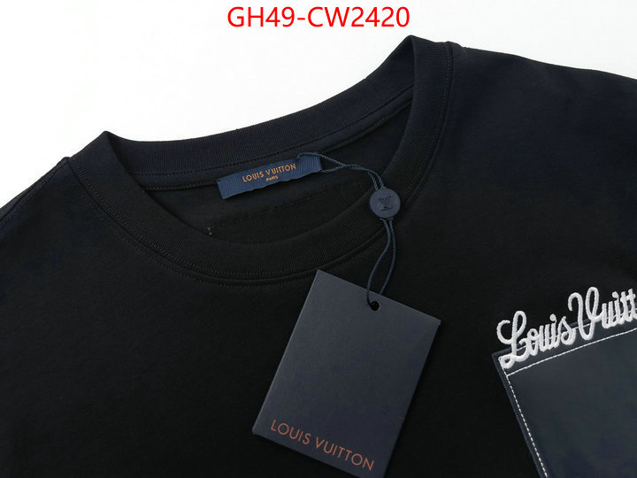 Clothing-LV,high quality , ID: CW2420,$: 49USD