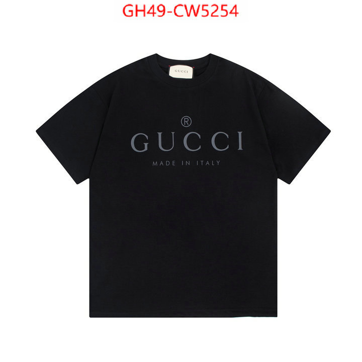 Clothing-Gucci,best quality designer , ID: CW5254,$: 49USD