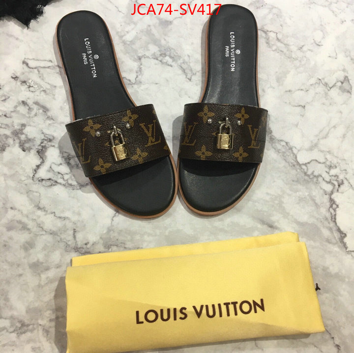 Women Shoes-LV,what 1:1 replica , ID: SV417,$:74USD